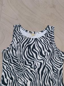 Zebra Print Bodycon Dress