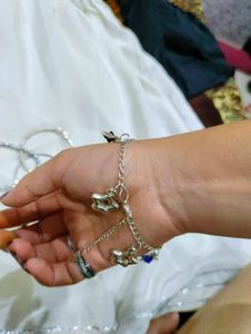 combo of bracelet and 2 rings .