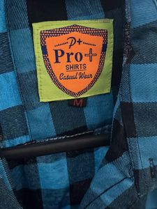 brand new checked blue shirt