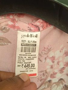 Floral Print Pink Blouse