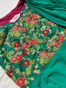 Heavy Embroidery Work Dupatta Style One Piece✨