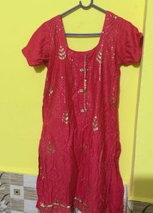 Elegant cremy pink drees set