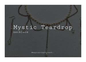 Mystic Teardrop Crystal Jewelry Beads.🫧