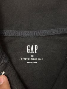 GAP  Black Polo Shirt