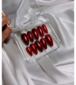 Red Chrome Nails