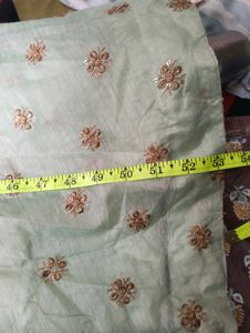Gold Embroidered Net Dupatta