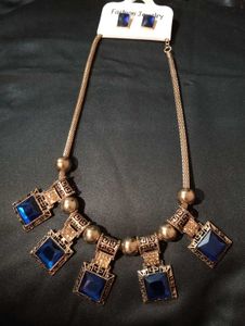 Blue Diamond Jewellery Set