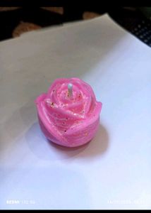 Pink coloured Rose Candle 🌹🕯️