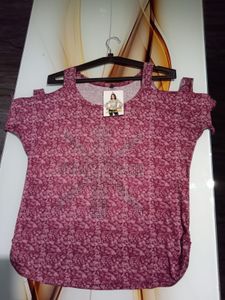 Cute Cold Shoulder Top