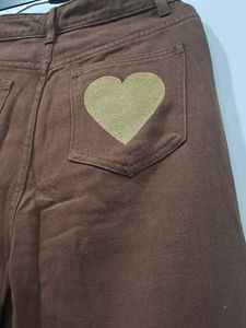 Brown Casual Pants