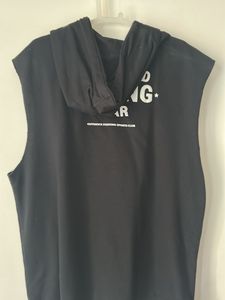 Outshock Black Sleeveless Hoodie