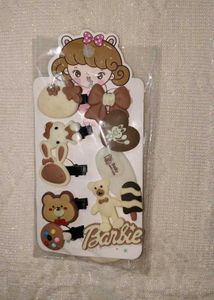 Kawaii Cartoon Hair Clips - Set of 10