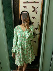 Floral Print Mini Dress