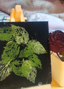Glass Painting With Stand