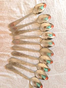 Vintage Silver Spoons (Set of 10)