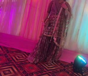 Sharara With A Line Frock