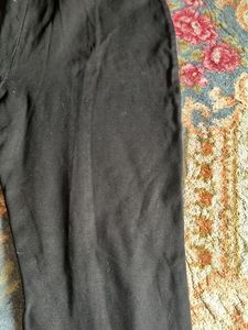 Black Ponte Knit Leggings