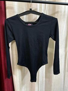 Black Long Sleeve Bodysuit