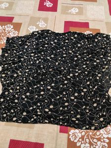 Elegant Black &amp; Cream Tunic