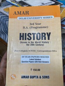 3rd Year BA History Book