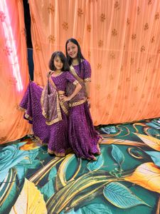 Matching Purple Lehenga Set