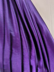 Purple Satin Gown