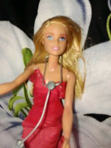 Barbie Doll in Red Dress