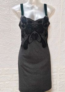 Grey Stappy Cocktail 🍸 Dress