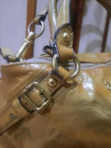 Coach Madison Patent Leather Satchel