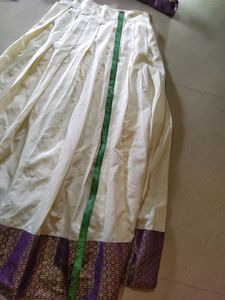 South Indian Style Skirt And Blouse, Formal Use