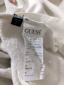🇰🇷GUESS Logo Hoodie – Off White (Original)