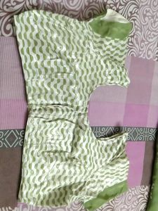 Shimmer Embroidery With Blouse