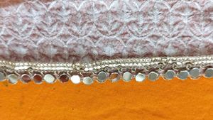 Mirror Embellished Lace New 10 meters