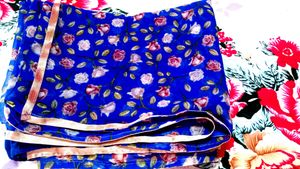 Floral Print Saree