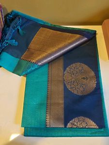 Beautiful Teal Saree