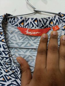Branded Patterned Sleeveless Dress