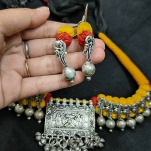 Oxidised New Choker Set
