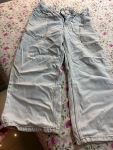 Stylish Light Blue Denim Joggers