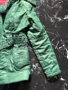 Green Hooded Jacket