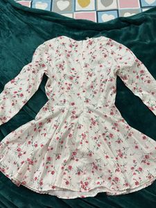 Floral Print Mini Dress