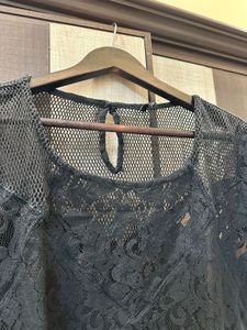 Black Netted Top