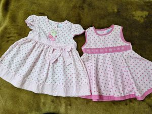 Set Of 2 Baby Dresses 12m