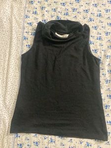 Sleeveless Black Top