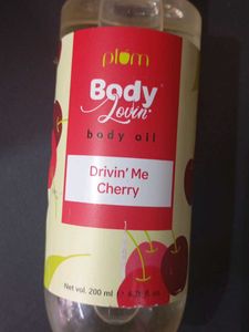 plum devine me cherry body oil