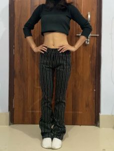 pinstripes Flare pants
