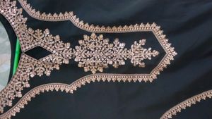 Black Colour Pakistani Kurta Set Ready To Wear