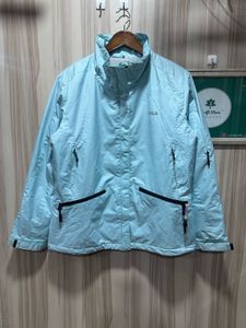 Fila Light Blue Zipup Padded Jacket