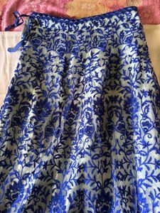 BLUE EMBROIDERED LEHENGA 🦋🌀