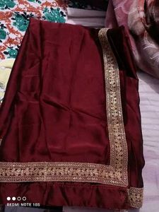 Elegant Red Saree