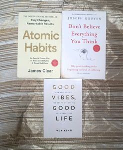 Good Vibes, Atomic Habits, Don't Believe Everythin